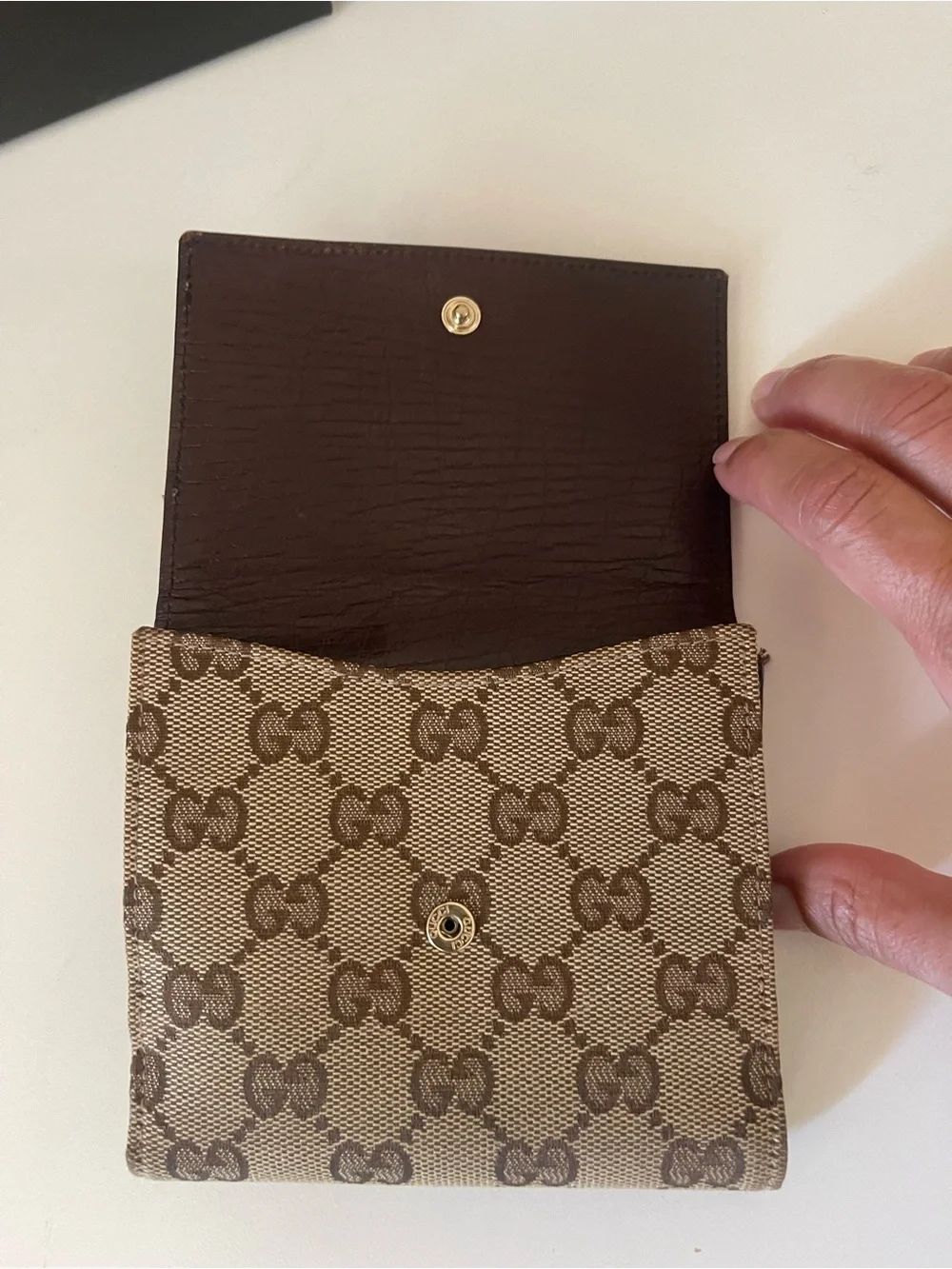 Gucci Brown GG Supreme Canvas Web Horsebit Sherry Line